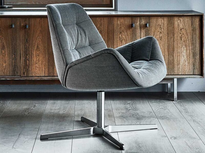 809 draaifauteuil serie van Thonet - Afbeelding 3